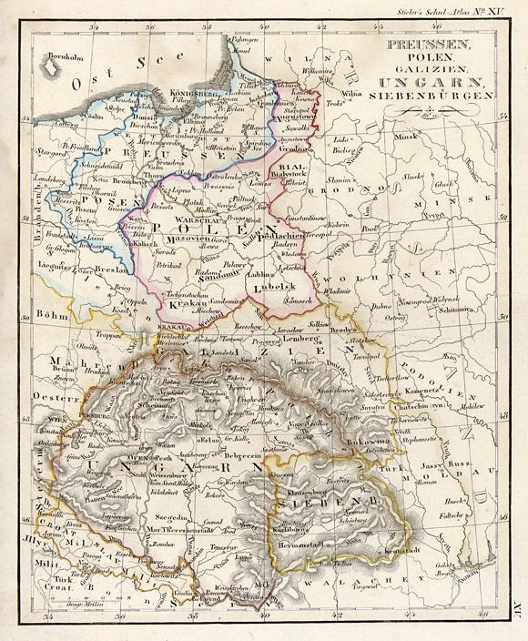 Prussia, Poland, Hungary, 1832