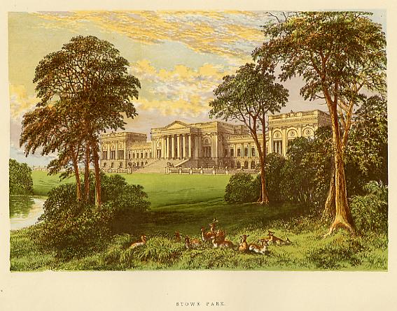 Buckinghamshire, Stowe Park, 1880