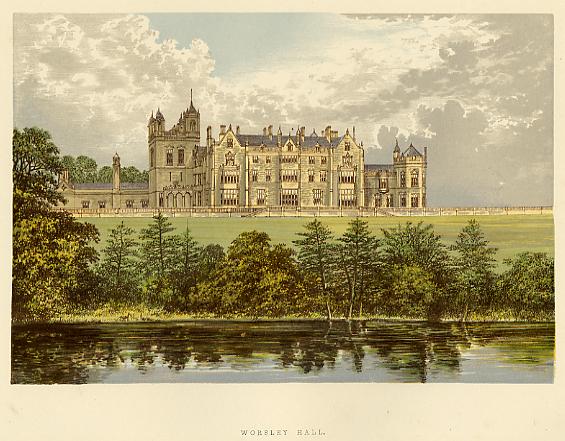 Lancashire, Worsley Hall, 1880