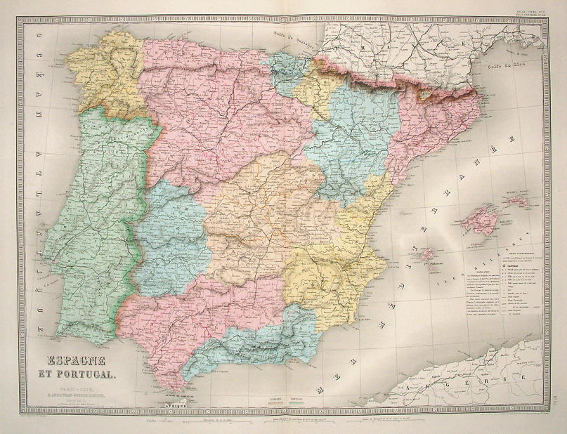 Spain & Portugal, 1873