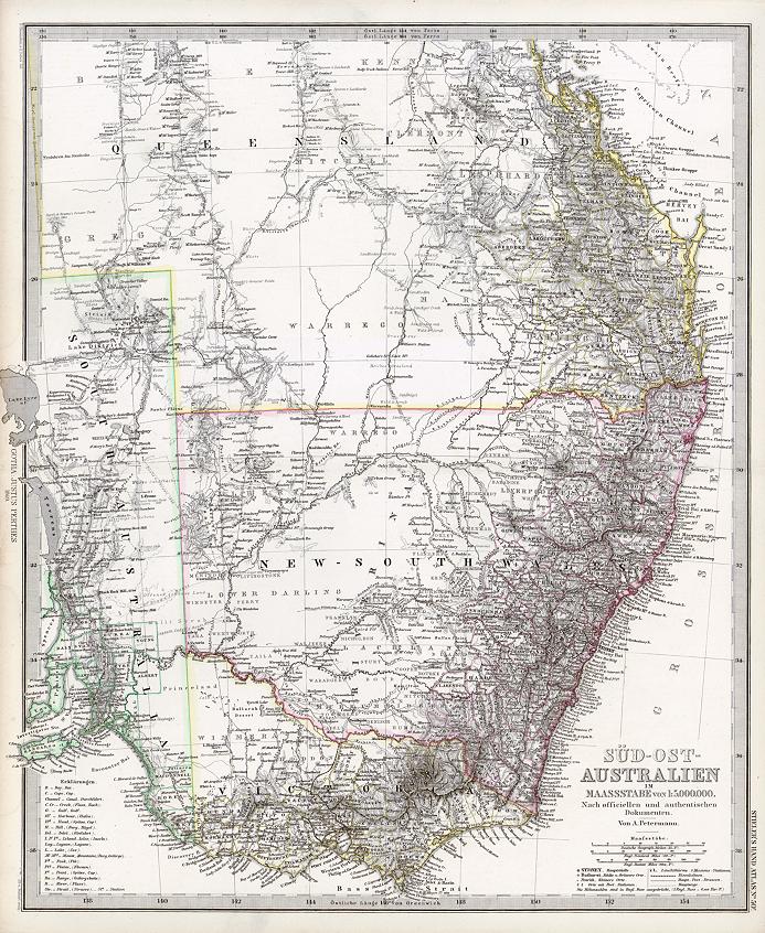 South East Australia, 1869