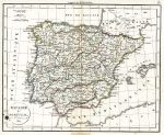 Spain & Portugal, Delamarche, 1828