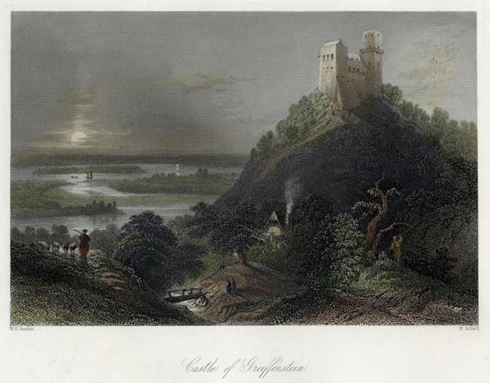 Germany, Castle of Greiffenstein, 1840