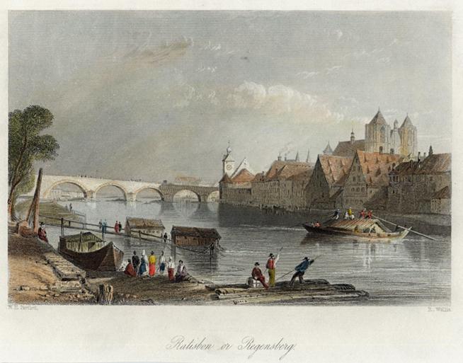 Germany, Ratisbon or Regensberg, 1842