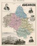 France, dpartement de Aveyron, 1884