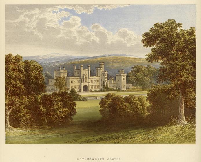 Durham, Ravensworth Castle, 1880