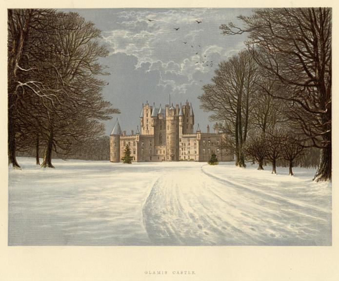 Scotland, Glamis Castle, 1880