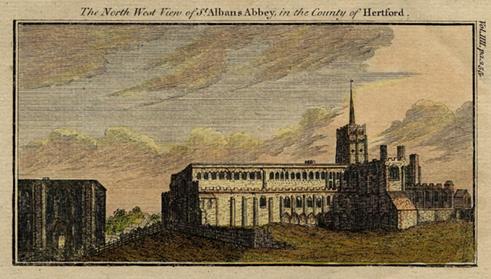 Hertfordshire, St. Albans Abbey, 1770