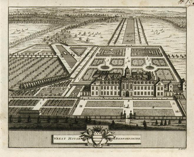 Bedfordshire, Wrest House, Van der Aa, 1708