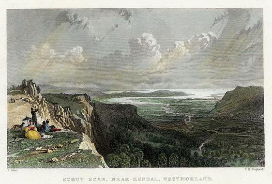 Westmoreland, Scout Scar near Kendal, 1832