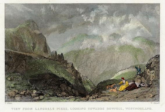 Westmoreland, view from Langdale Pikes, 1832