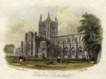 Hereford Cathedral, small print, 1861