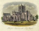 Hereford Cathedral with Lady Chapel, small print, 1852