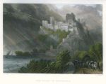 Germany, Ruins of Rheinfels, 1834