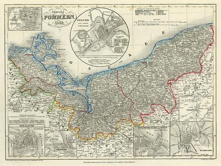 Poland & Germany, Pomerania, 1860