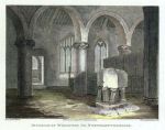 Northamptonshire, Woodford Church Interior, 1811