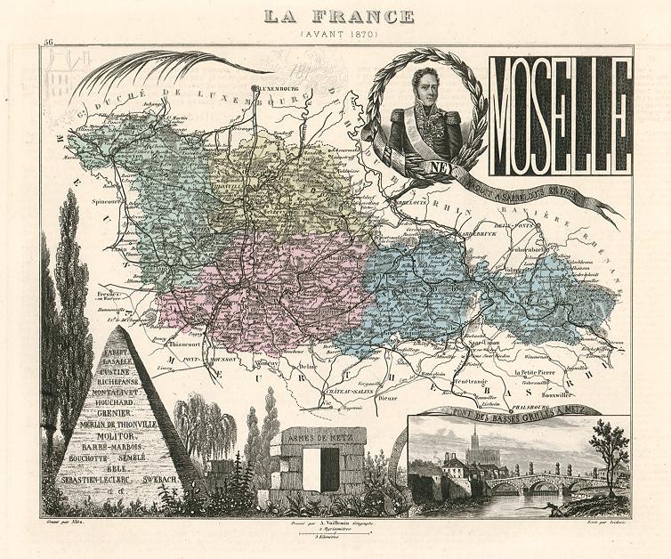 France, Moselle, 1884