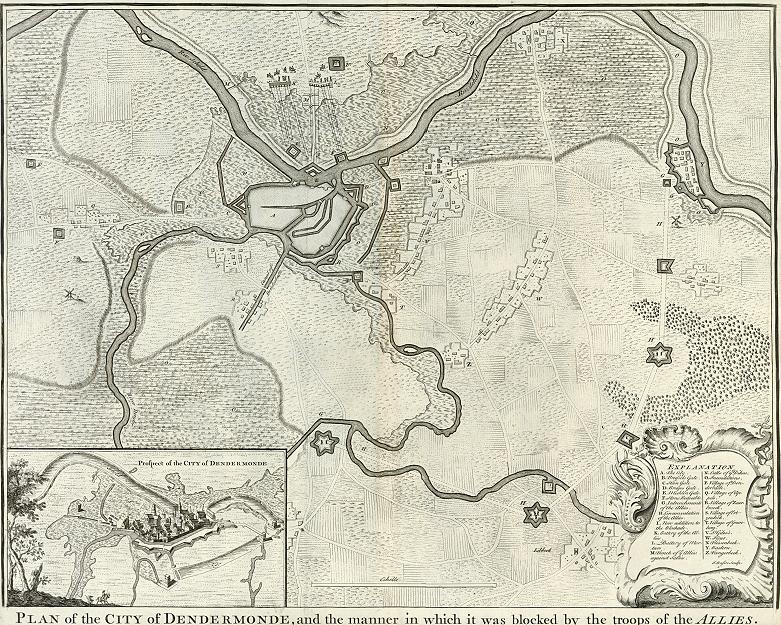 Belgium, Dendermonde siege in 1706, 1743