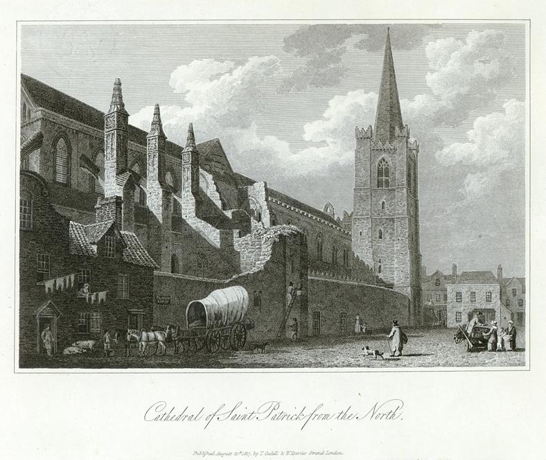 Ireland, Dublin, Cathedral of Saint Patrick, 1818