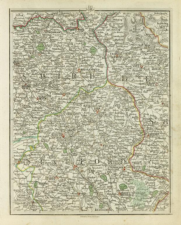 Cheshire, Derbyshire & Staffordshire, 1794