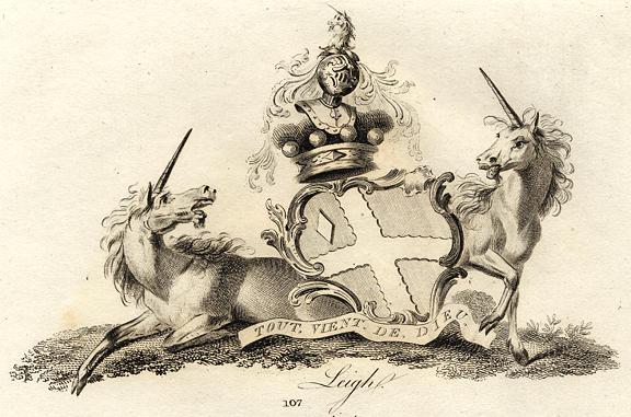 Heraldry, Leigh, 1790