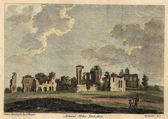 Yorkshire, Jervaux Abbey, 1785