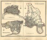 London plans (London, Westminster & Tower Hamlets), 1835