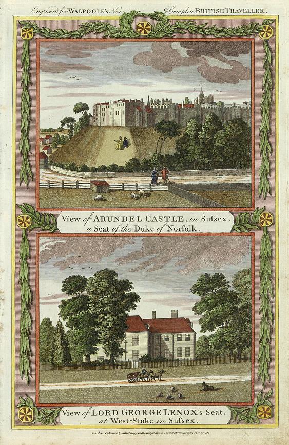 Sussex, Arundel Castle & West Stoke, 1784