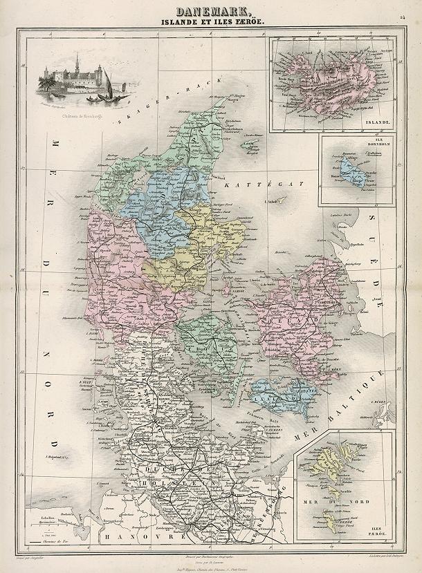 Denmark, Iceland & Faroes, 1883