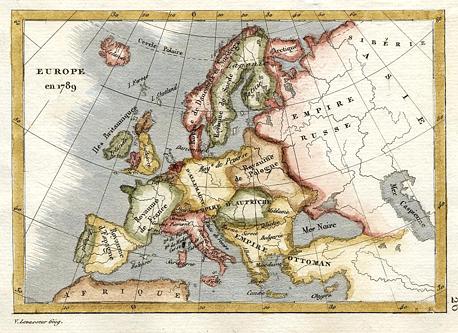 Europe in 1789, 1830