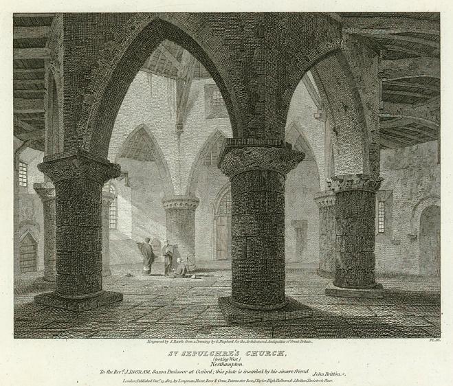 Northampton, St.Sepulchre's Church, 1830