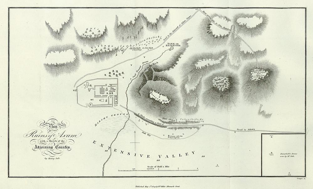 Ethiopia, Ruins of Axum, 1811