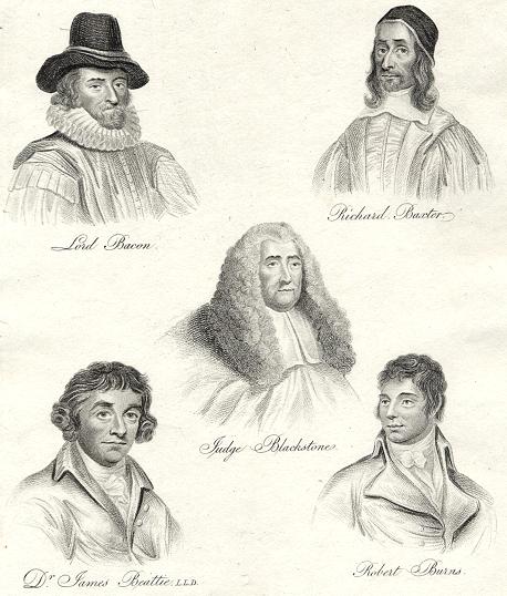 Portraits - Judge Blackstone, Bacon, Baxter, Beattie & Burns, 1811