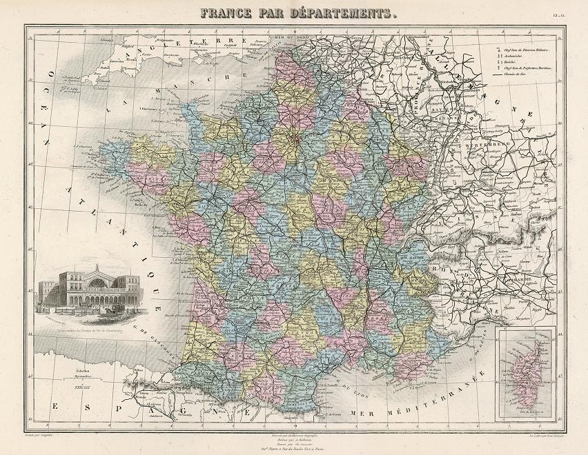 France in Departments, 1883