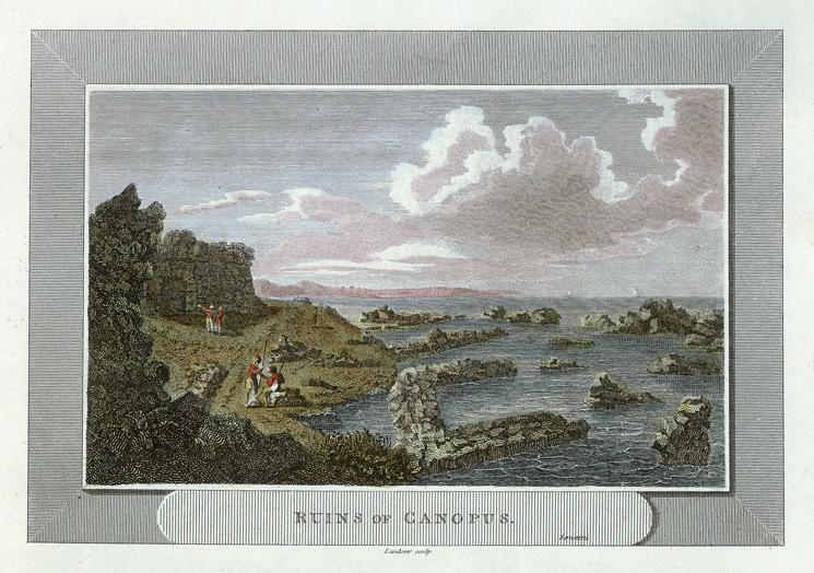 Egypt, Ruins of Canopus, 1805