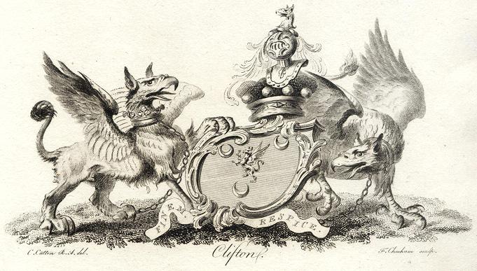 Heraldry, Clifton, 1790