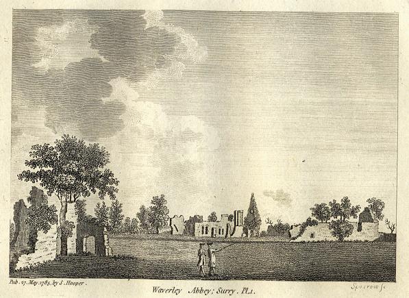 Surrey, Waverley Abbey, 1786