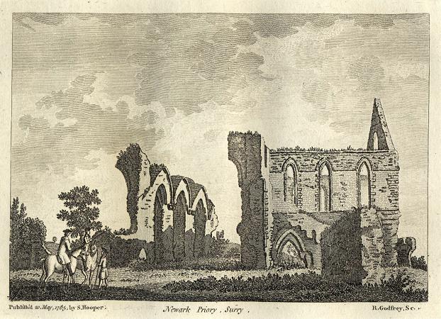 Surrey, Newark Priory, 1786