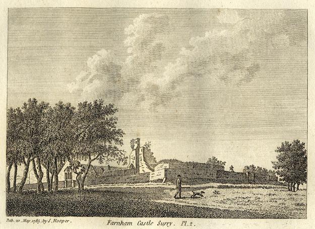 Surrey, Farnham Castle, 1786