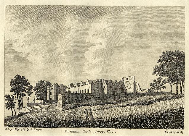 Surrey, Farnham Castle, 1786