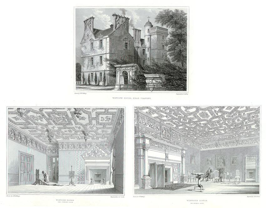 Scotland, Wintoun House near Tranent, 1848