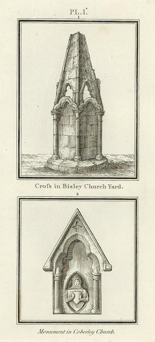 Gloucestershire, medieval antiquities, 1803