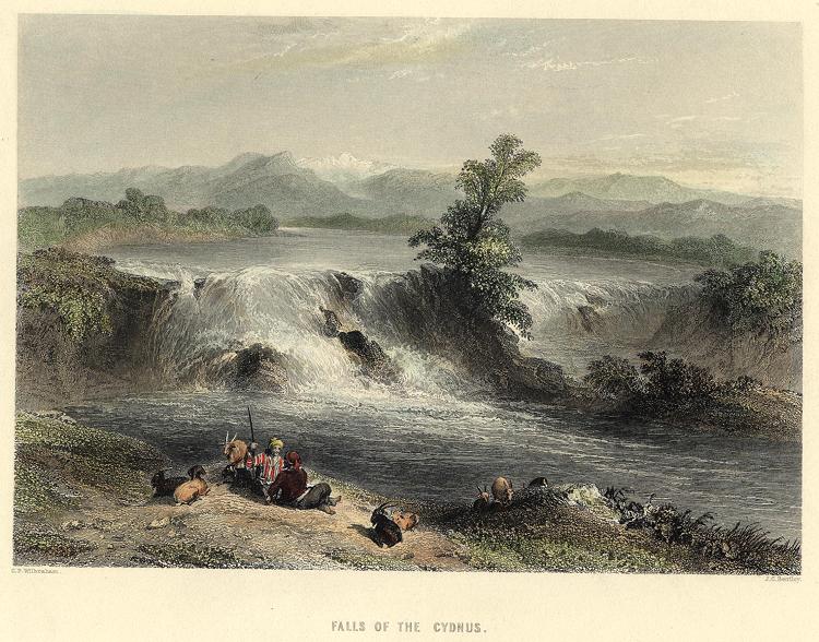 Turkey, Falls of the Cydnus near Tarsus, 1875