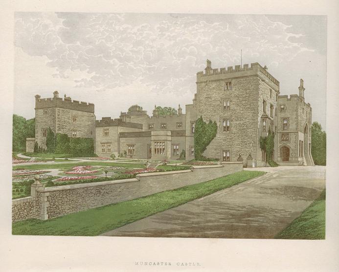 Cumberland, Muncaster Castle, 1880