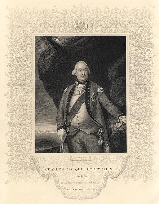 Charles Marquis Cornwallis, published 1860