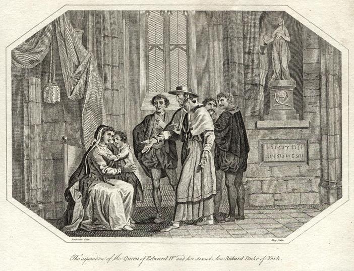 Separation of Richard Duke of York & Queen of Edward IV, published 1802