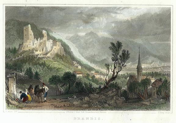 Austria, Tyrol, Brandis, 1840