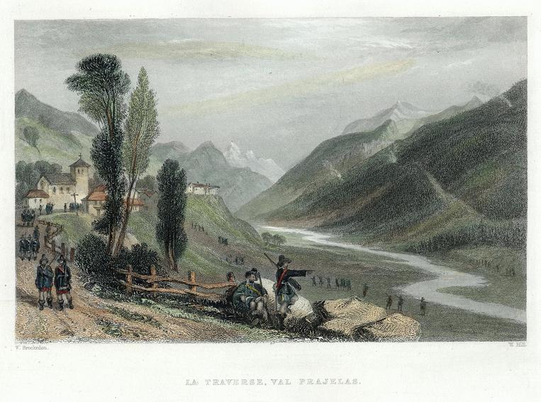 Italy, La Traverse, Val Prajelas, 1836