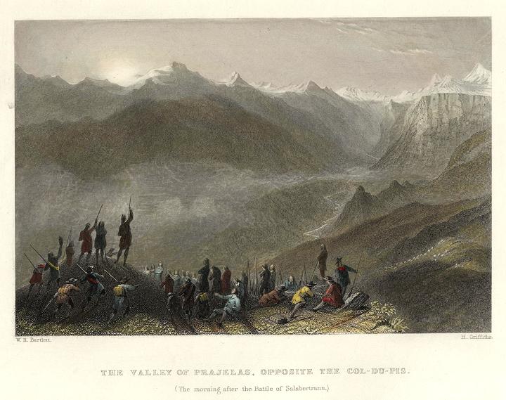 Italy, Valley of Prajelas, 1836