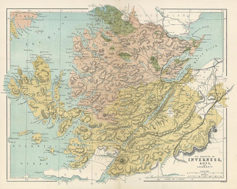 Inverness, Ross and Cromarty, 1868